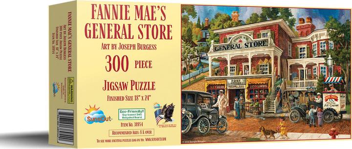Actual product image Sunsout Puzzle 300 pieces XXL Pieces - Fannie Mae's General Store (300 pieces)