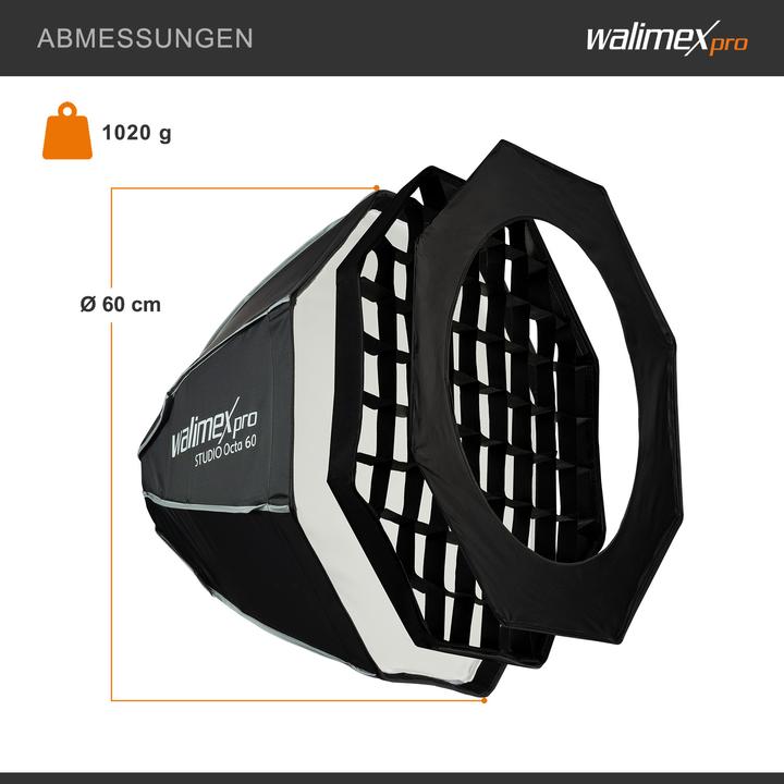 Immagine prodotto Walimex pro Studio Octa 60 (Soft box, 60 cm)