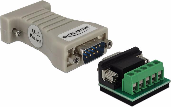 Produktbild Delock Steckverbinder RS232 - RS422/485 Terminal Block, ESD-Schutz (0.06 m)