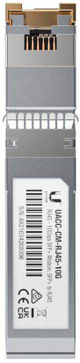 Actual product image Ubiquiti 10G SFP+ to RJ45 Module