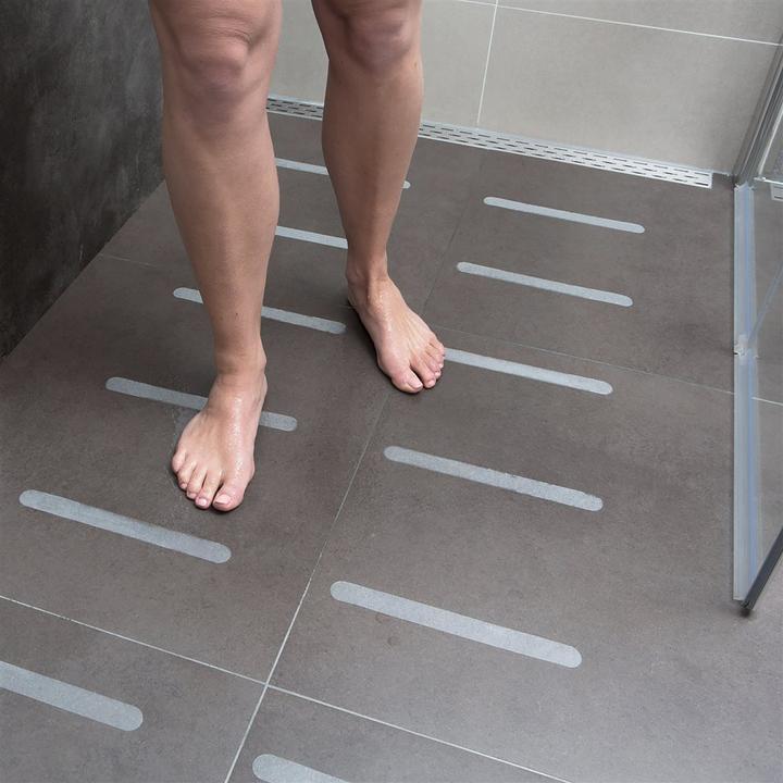 Actual product image Secucare Anti-Slip Stickers 24.5x2.5cm Stre 12 pcs