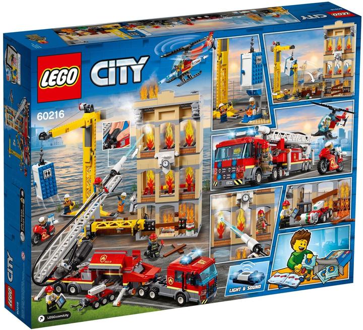 Image du produit LEGO Les pompiers du centre-ville (60216, LEGO City)