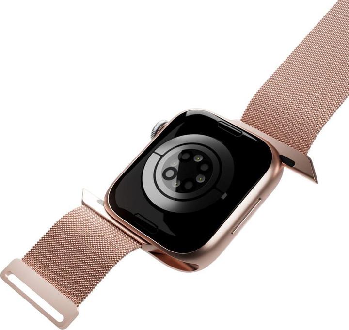 Produktbild Puro Milanese Magnetic Band - Pasek ze stali nierdzewnej do Apple Watch 38/40/41 mm (różowe złoto) (38 mm, 40 mm, 41 mm, Edelstahl, Apple Watch Series 1, Apple Watch Series 2, Apple Watch Series 3, Apple Watch Series 4, Apple Watch Series 5, Apple Watch Series 6, Apple Watch Series 7, Apple Watch Series 8, Apple Watch Series 9, Apple Watch SE)