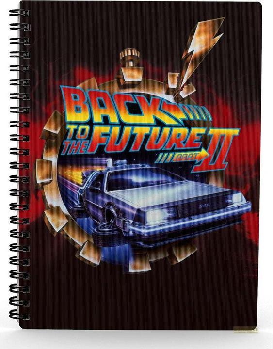 Actual product image SD Toys RETOUR VERS LE FUTUR 2 - Effet 3D Poster - Cahier (Special ruling, Hardcover)
