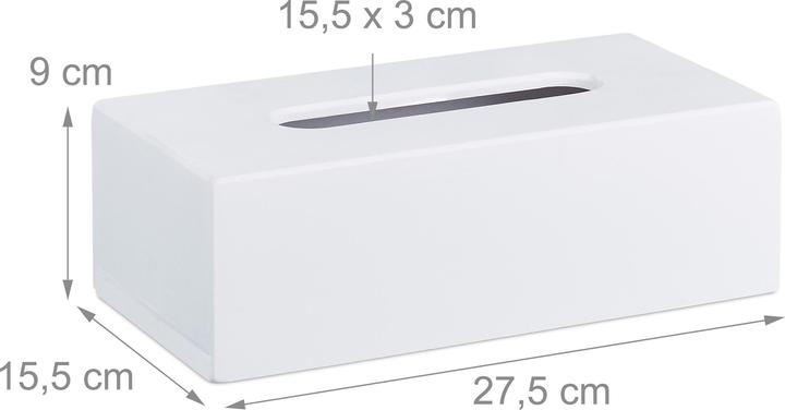 Actual product image Relaxdays Cosmetic tissue box
