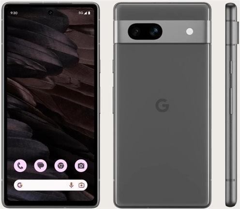 Actual product image Google Pixel 7a (128 GB, Charcoal, 6.10", SIM + eSIM, 64 Mpx, 5G)