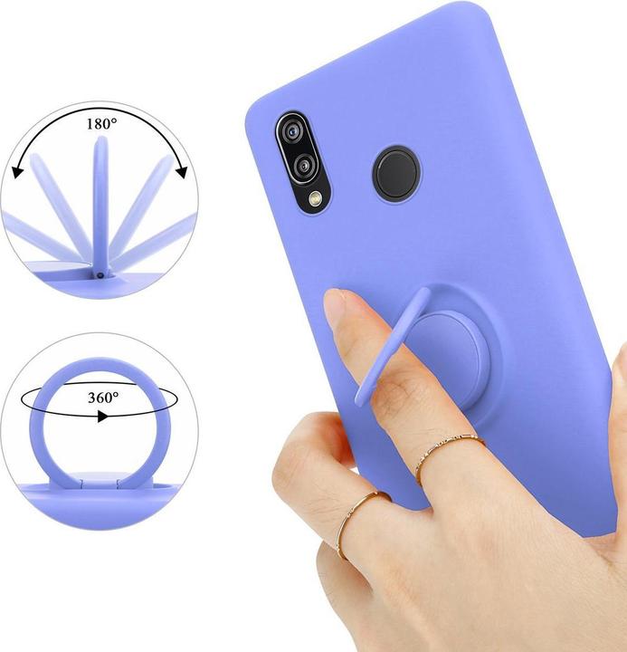 Actual product image Cadorabo TPU Liquid Ring Silicone Case Cover (Huawei Nova 3E)