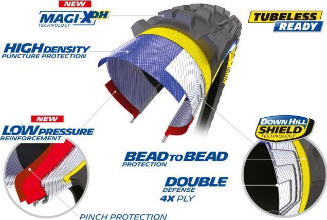 Actual product image Michelin DH 22 (29 x 2.40, 61-622)