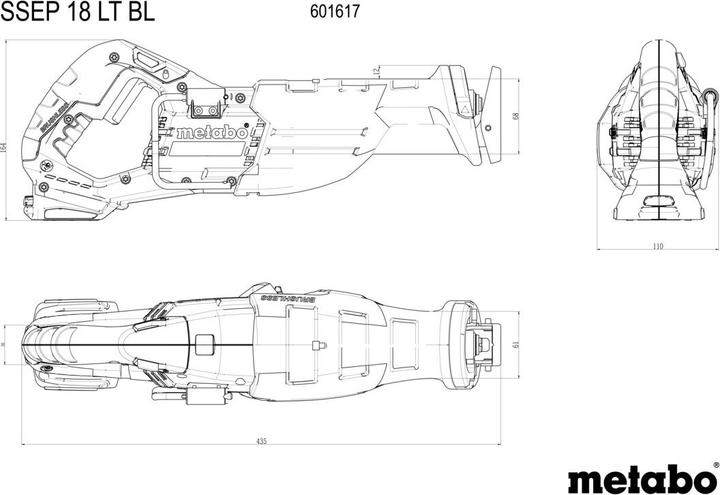 Actual product image Metabo SSEP 18 LT BL