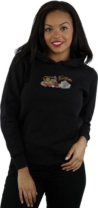 Immagine prodotto The Flintstones Family Car Distressed Felpa con Cappuccio Donna (S)