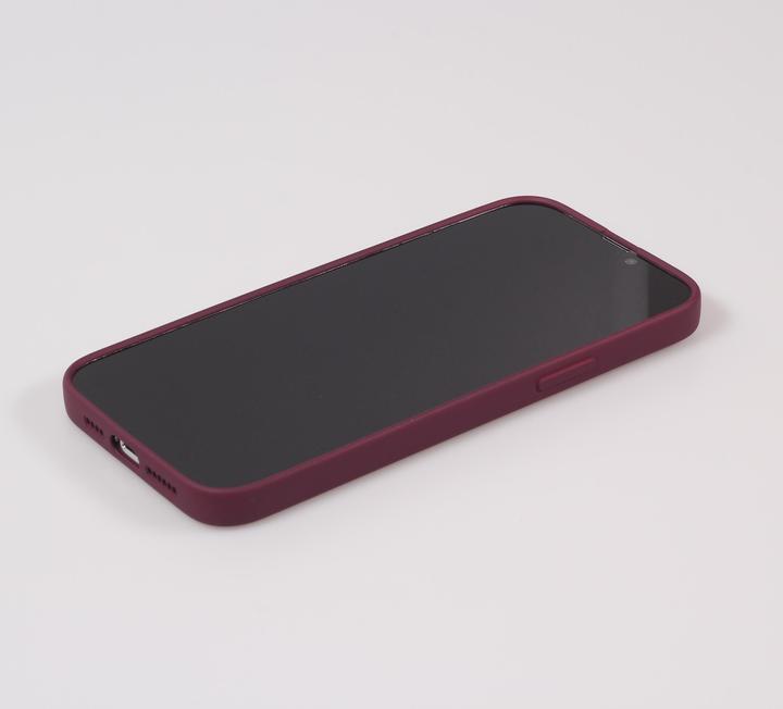 Produktbild PhoneLook Hülle Soft-Shell silikon cover mit MagSafe und Kameraschutz Bordeaux (Apple iPhone 13 Pro)