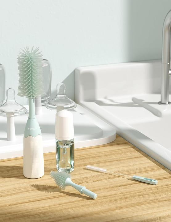 Produktbild Momcozy Flaschenbürsten-Set Push-Press GRN