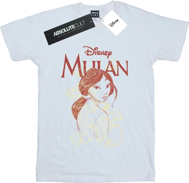 Actual product image Disney Mens Mulan Dragon Sketch T-Shirt (XL)