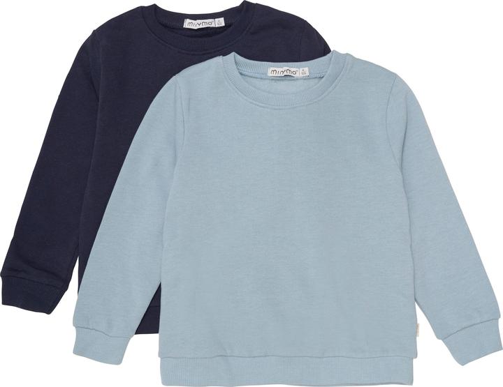 Minymo Langarmshirt 2-er Set Dark Navy Gr. 98 (98)