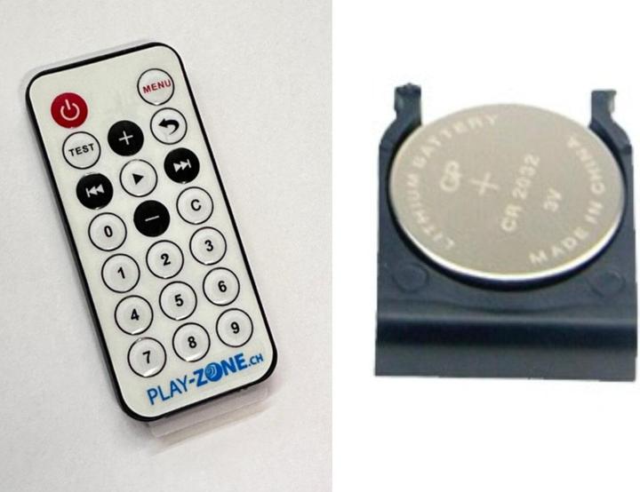 Immagine prodotto Play-Zone Telecomando ultrasottile a infrarossi con 21 pulsanti NEC-codi (Infrarossi)