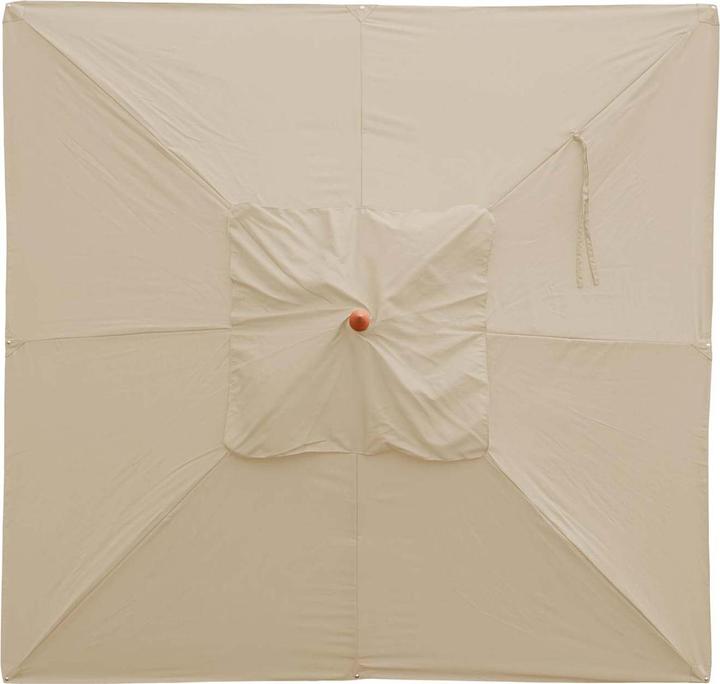 Produktbild Mendler Bezug für Gastronomie Holz-Sonnenschirm, Sonnenschirmbezug Ersatzbezug, eckig 3x3m Polyester 3kg - c (3 m)