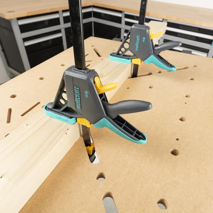 Actual product image wolfcraft Einhandzwinge EHZ „PRO“ 100/450 mm (450 mm)