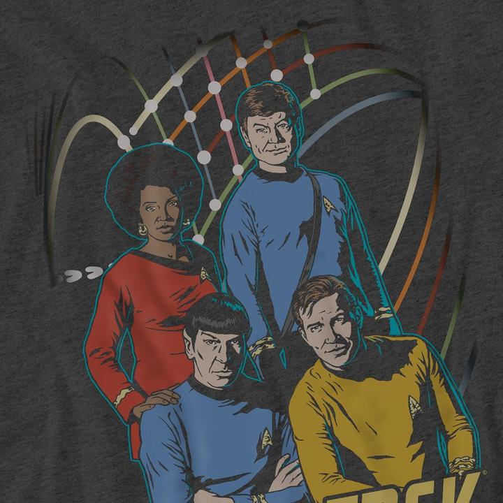 Actual product image Unisex Adult Warp Factor 4 T-Shirt (3XL)