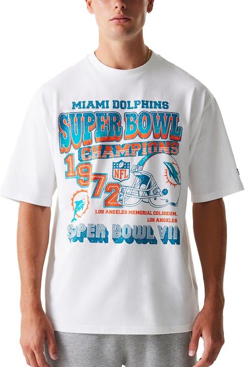 New Era NFL Shirt - SUPERBOWL Miami Dolphins weiss - XXL (XXL)