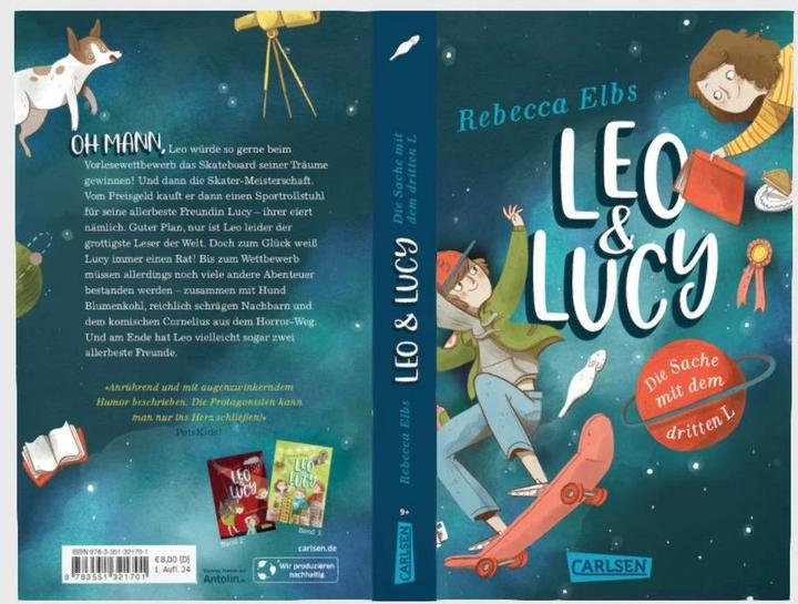 Actual product image Leo und Lucy 1: Die Sache mit dem dritten L (German, Julia Christians, Rebecca Elbs, 2024)