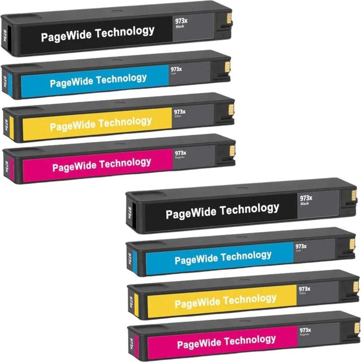 Actual product image Hermex Kompatible Tintenpatrone XL für HP PageWide Pro 452dwt (M, Y, FC, C)