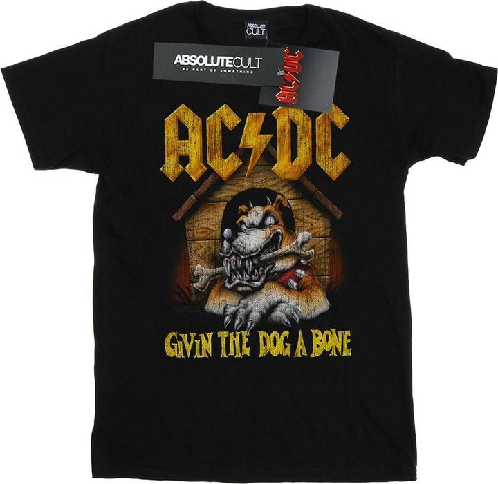 AC/DC Give The Dog A Bone Baumwolle Boyfriend TShirt