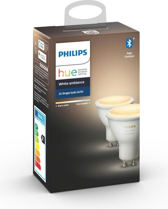 Image du produit Philips Hue White Ambiance BT (GU10, 5 W, 350 lm, 2 x, G)