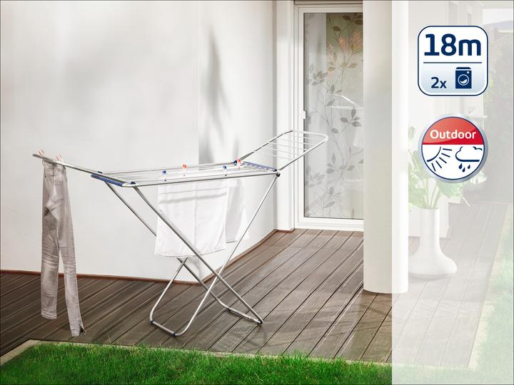 Image du produit Leifheit Séchoir sur pied Classic Siena 180 Easy Aluminium (18 m)
