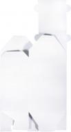 Actual product image Rayher Folding box house, white, 6 pieces (Gift box, 6 x)