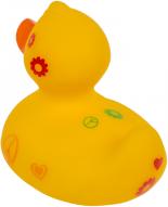Actual product image Ootb Hippie rubber duck, approx. 10 cm