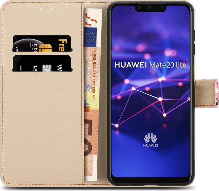 Actual product image Cadorabo Book cover with print (Mate 20 Lite)