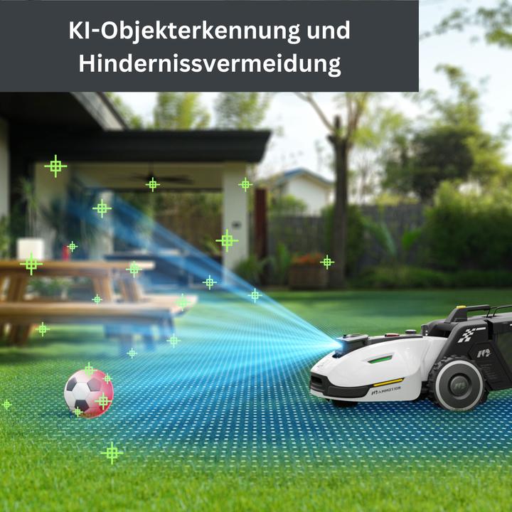 Actual product image Mammotion Yuka 2000 (2000 m², Without boundary wire)