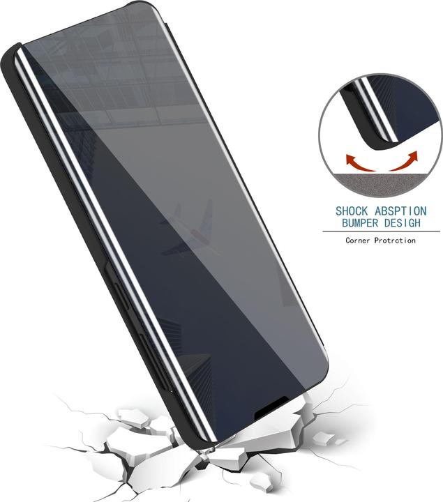 Actual product image Cadorabo Book Smart View Mirror Cover (Samsung Galaxy A40)