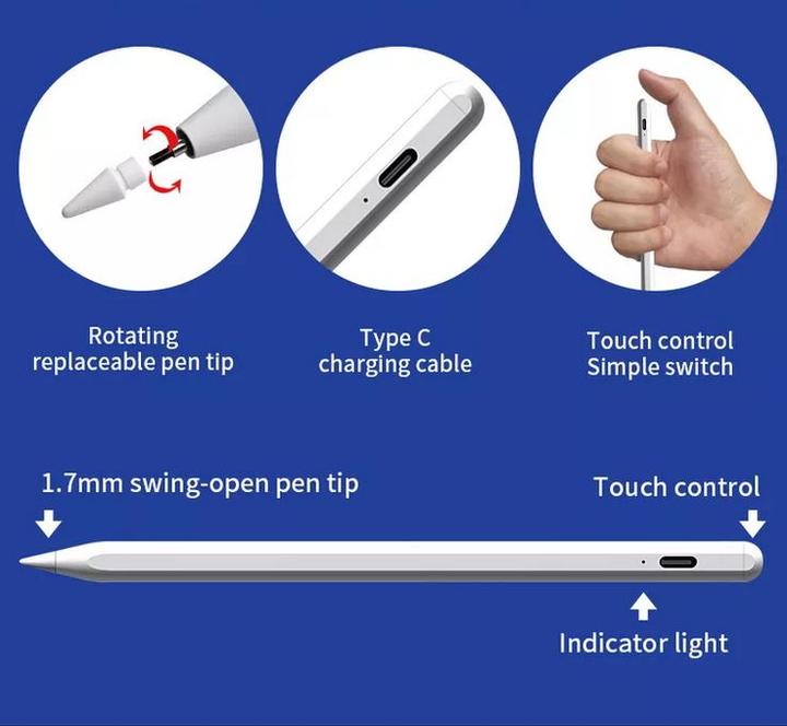 Immagine prodotto PhoneLook Penna stilo Smart Touch Pencil Bluetooth per i modelli di iPad a partire dal 2018
