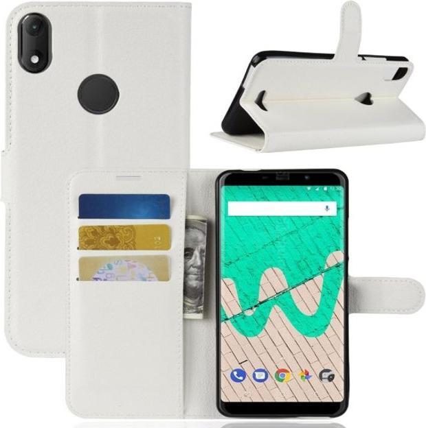 Produktbild MU Classic Litchi Leder Bookcover Series (Wiko View Max)