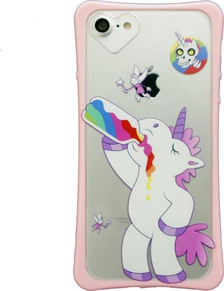 Actual product image MU Style Pink unicorn shell (Apple iPhone 7 Plus, Apple iPhone 8 Plus)