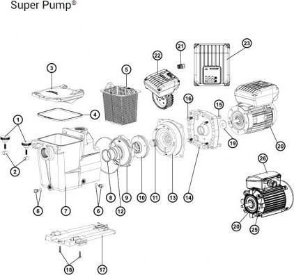 Immagine prodotto Hayward Guarnizione pre-filtro Super Pump e Super Pump Pro Ref SPX1600S