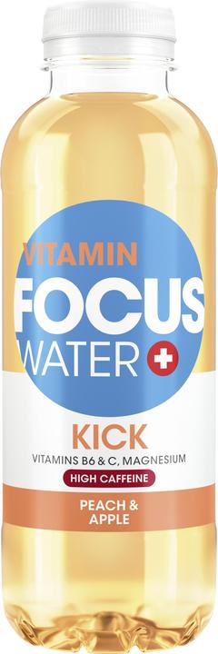 Produktbild Focuswater kick Pfirsich/Apfel (500ml) (Pfirsich, Apfel, 1 x)