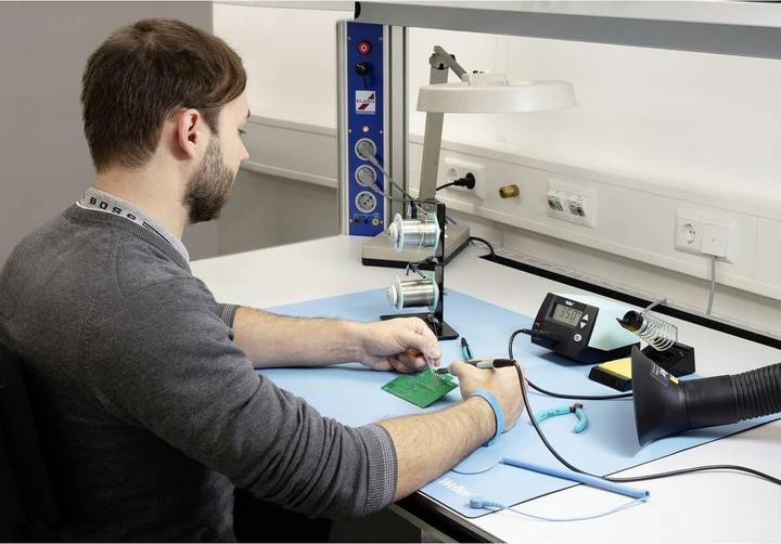 Actual product image Weller Erem Earth cable for ESD tester Blue