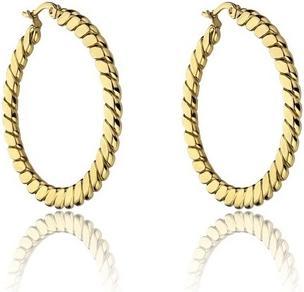Marc Malone Hannah Gold Earrings - Gold-Plated Hoop Design