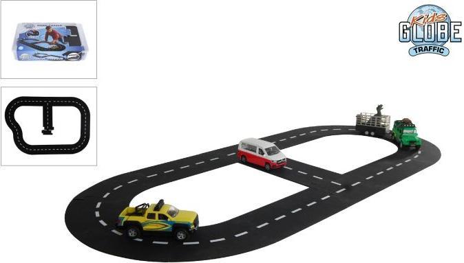 Productafbeelding Van Manen Veenendaal Kids Globe snelweg puzzel 18 stukjes 307,5cm (18 onderdelen)