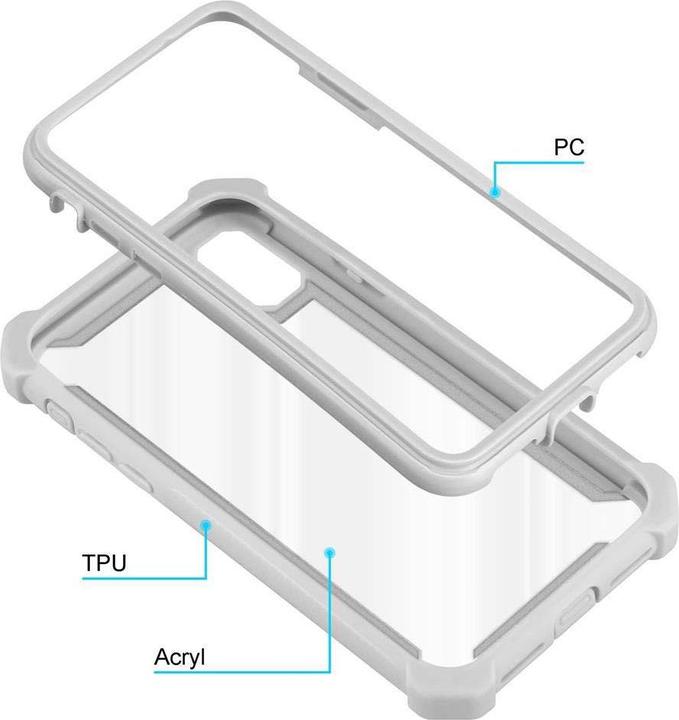 Image du produit Cadorabo Couverture acrylique hybride 2 en 1 (Apple iPhone XS Max)