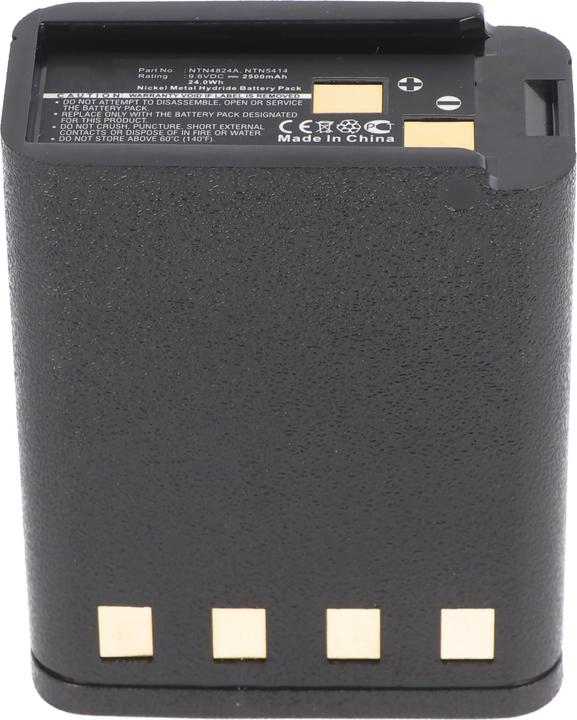 Actual product image XCell Battery suitable for Motorola HT600, MT1000, Bullard BNH-5447TIC, BU32H1-A, 9,6V, 2500mAh
