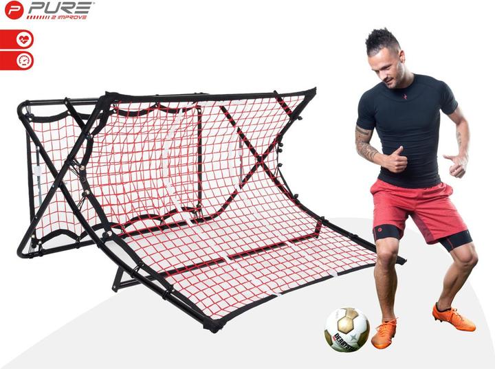 Produktbild Pure2improve Fussballtrampolin beidseitig