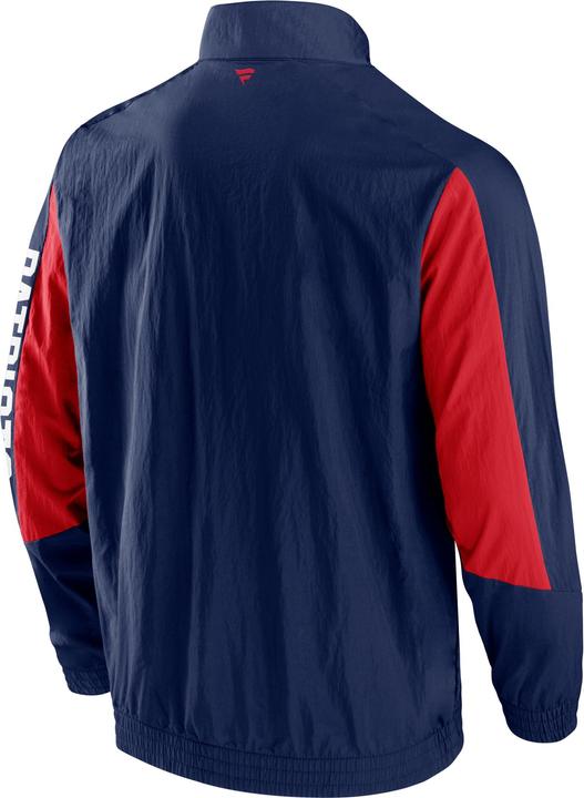 Actual product image Fanatics New England Patriots Foundation Crinkle Track Jacket - S (S)