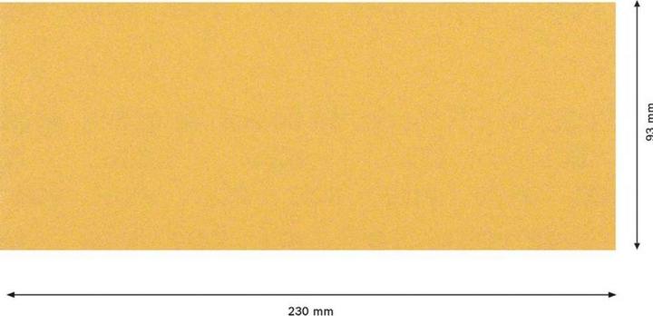 Actual product image Bosch Professional Zubehör EXPERT C470 Sandpaper without holes for orbital sanders, 93 x 230 mm, G 120, 10 pcs. (120)
