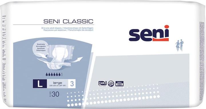Actual product image Seni Classic Incontinence Diaper (30 x, Large)