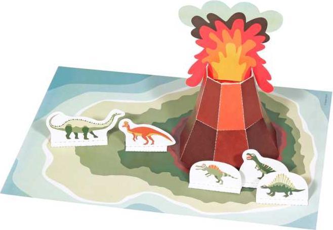 Image du produit Pukaca Ensemble de jouets en papier. L'île aux dinosaures (Allemand)