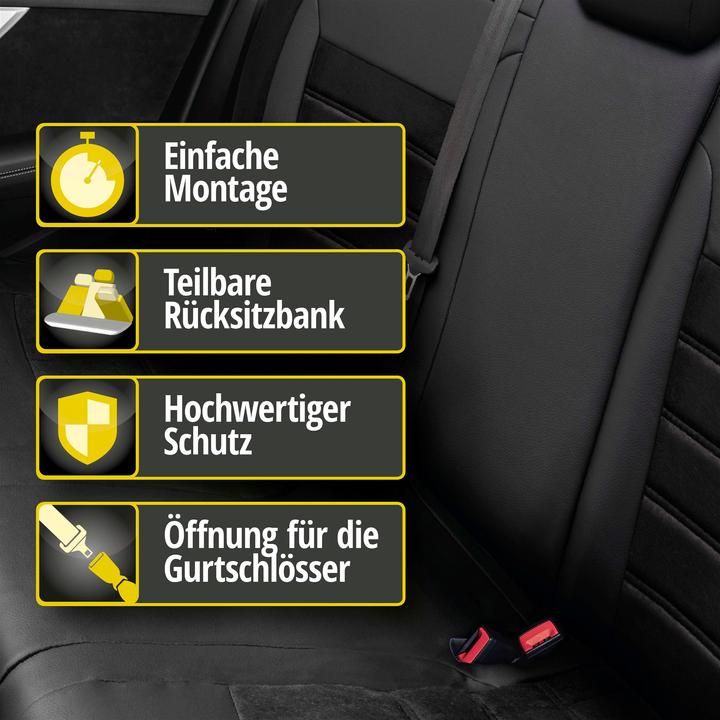 Produktbild Walser Sitzbezug für BMW 3 (E90) 02/2004-02/2012, 1 Rücksitzbankbezug