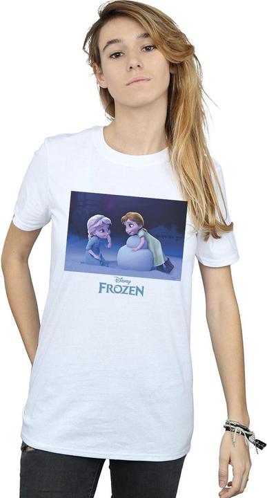 Immagine prodotto Disney Frozen Build A Snowman Maglietta Ampia Donna (M)